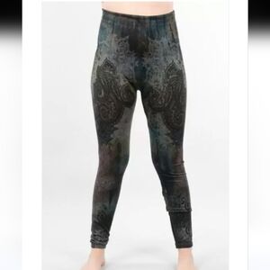 Shannon Passero High Waist Legging - Charcoal Paisley
